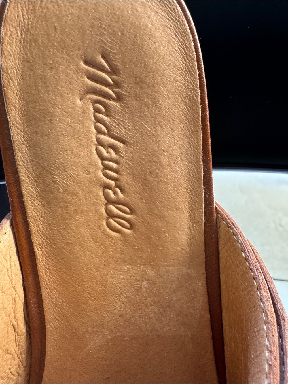 Madewell Chestnut Brown Leather Clogs - Picture 2 of 4
